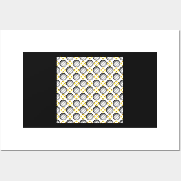 Colorful 3d Geometric Pattern Wall Art by lissantee